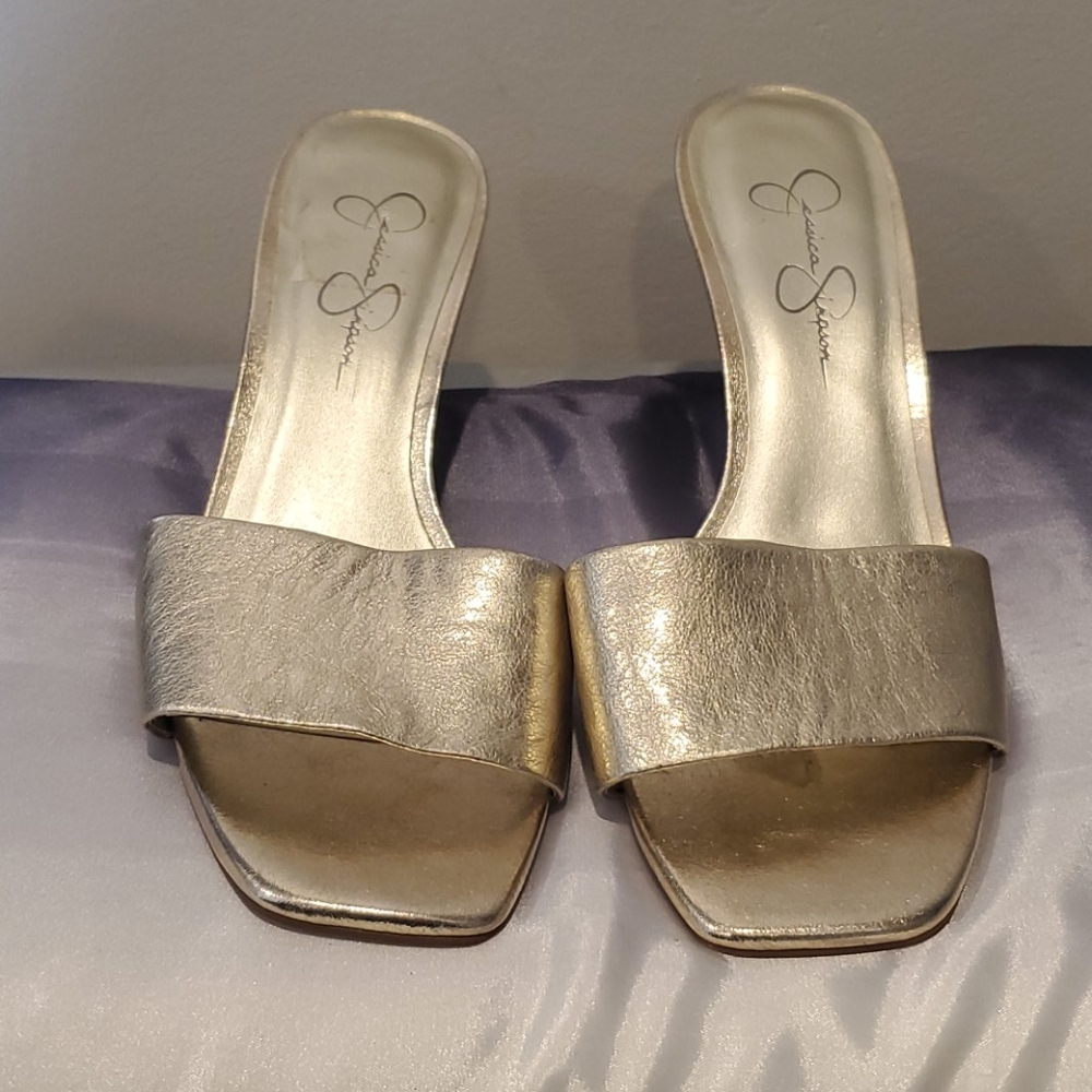 Gold sandals